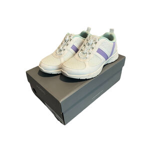 Vionic Brisk Maren Sneakers Womens Size 5 White Lavender Athletic Low Top Shoes